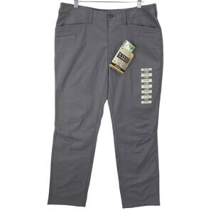 511 Tactical Ridgeline Pants Mens 34X34 Storm Gray Range Training Ripstop Repel